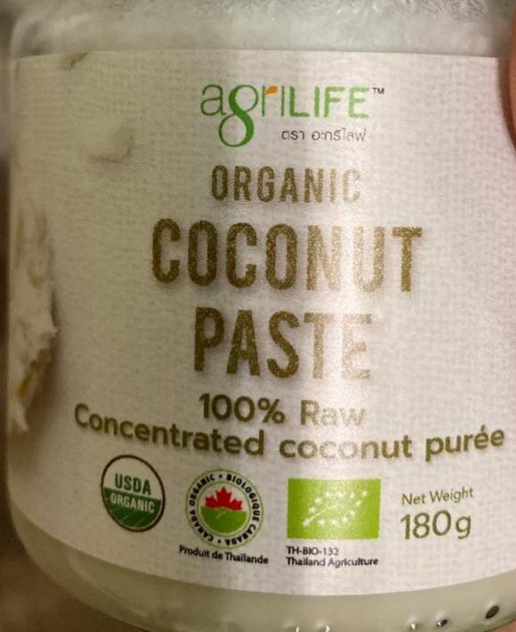 Фото - Паста кокосовая органическая Agrilife