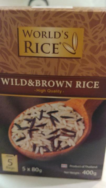 Фото - Рис коричневый и дикий World's Rice