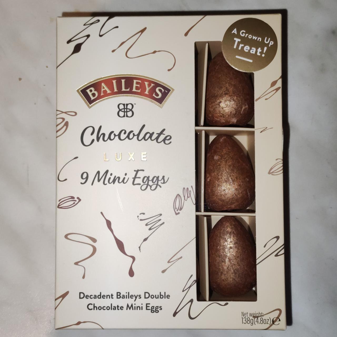 Фото - шоколадные яйца с ликером chocolate luxe mini eggs Bailey's