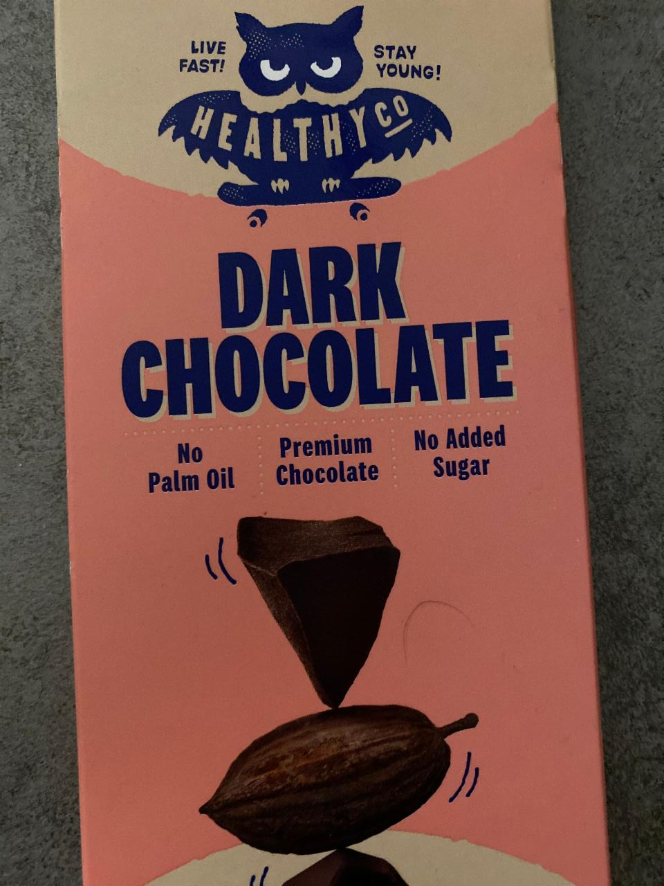 Фото - темный шоколад без сахара Dark Chocolate Healthy Co