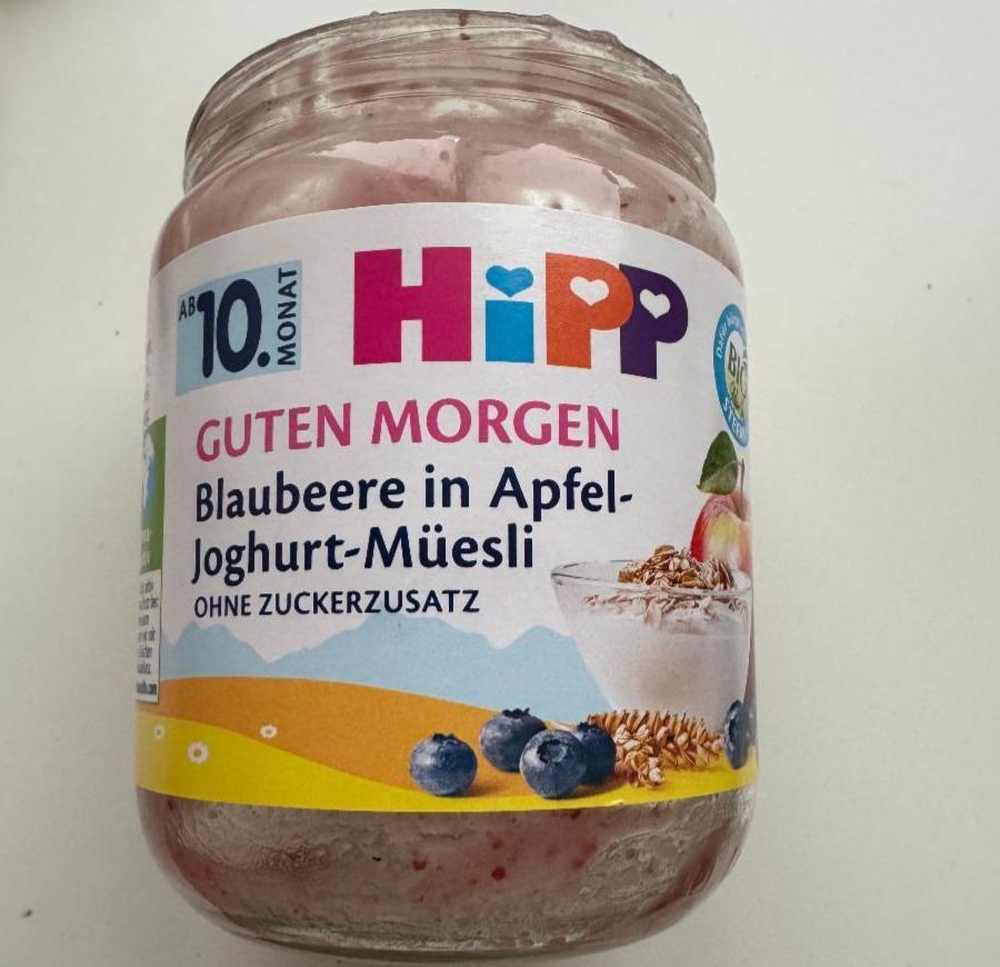 Фото - Guten orgen Blaubeere in Apfel-Joghurt-Müesli Hipp