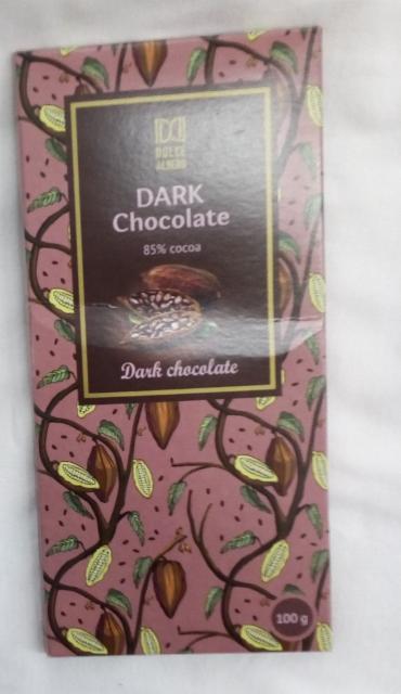 Фото - Горький шоколад Dolce Albero 85%