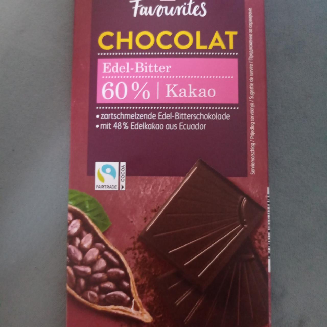 Фото - Шоколад черный 60% Chocolat Favourites
