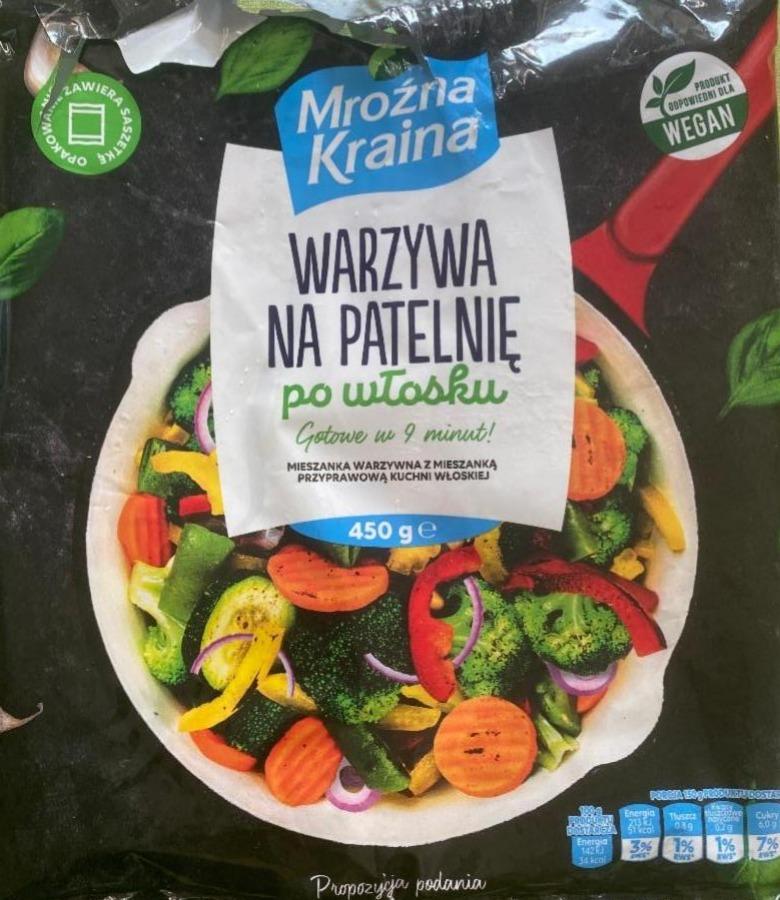 Фото - Овощи на сковородке по-итальянски Warzywa Mrożna kraina