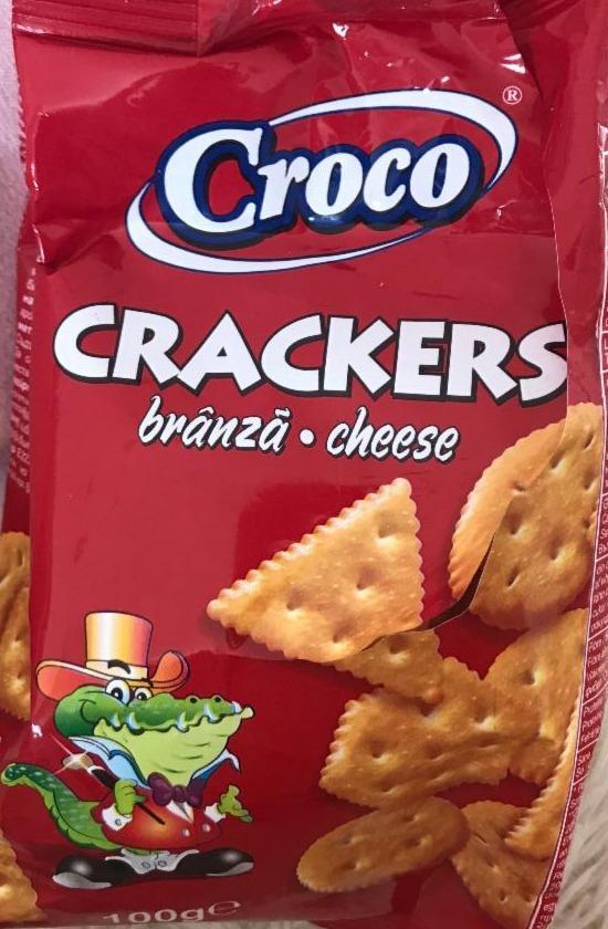 Фото - Крекер Crackers со вкусом сыра Croco