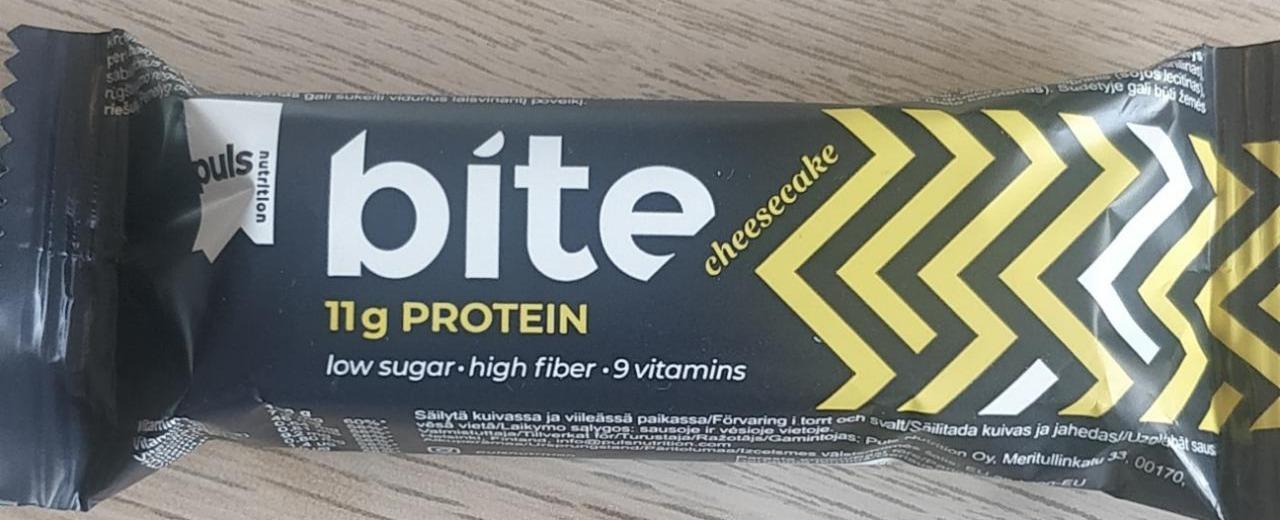 Фото - Протеиновый батончик вкус чизкейк BITE Plus Nutrition
