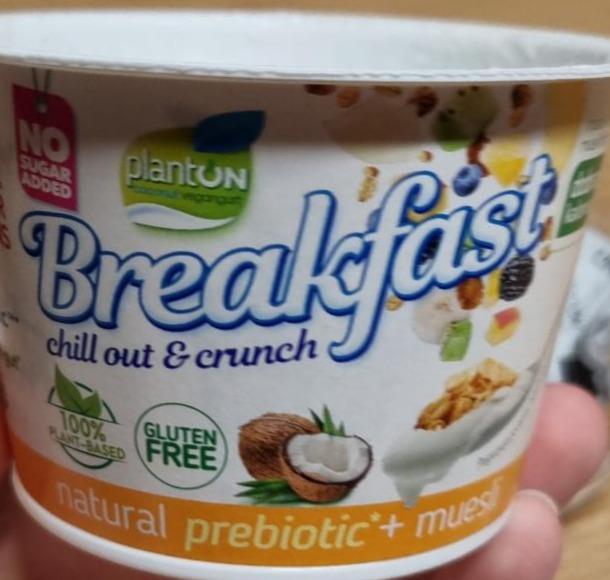 Фото - Jogurt Breakfast Natural chill out&crunch Probiotyk+muesli Breakfast Planton