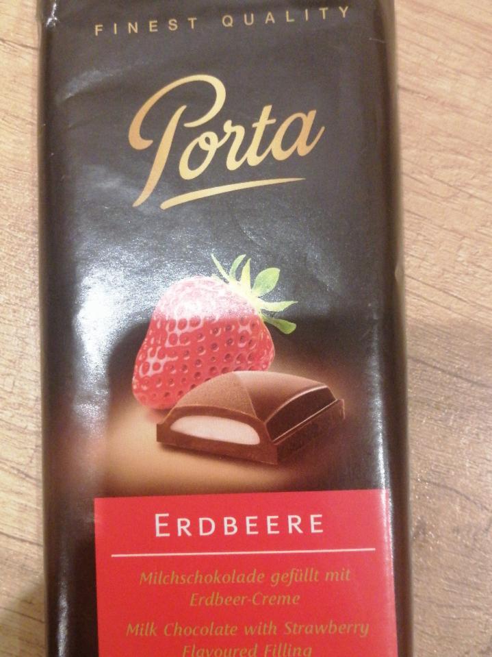 Фото - шоколад клубника Erdbeere Porta