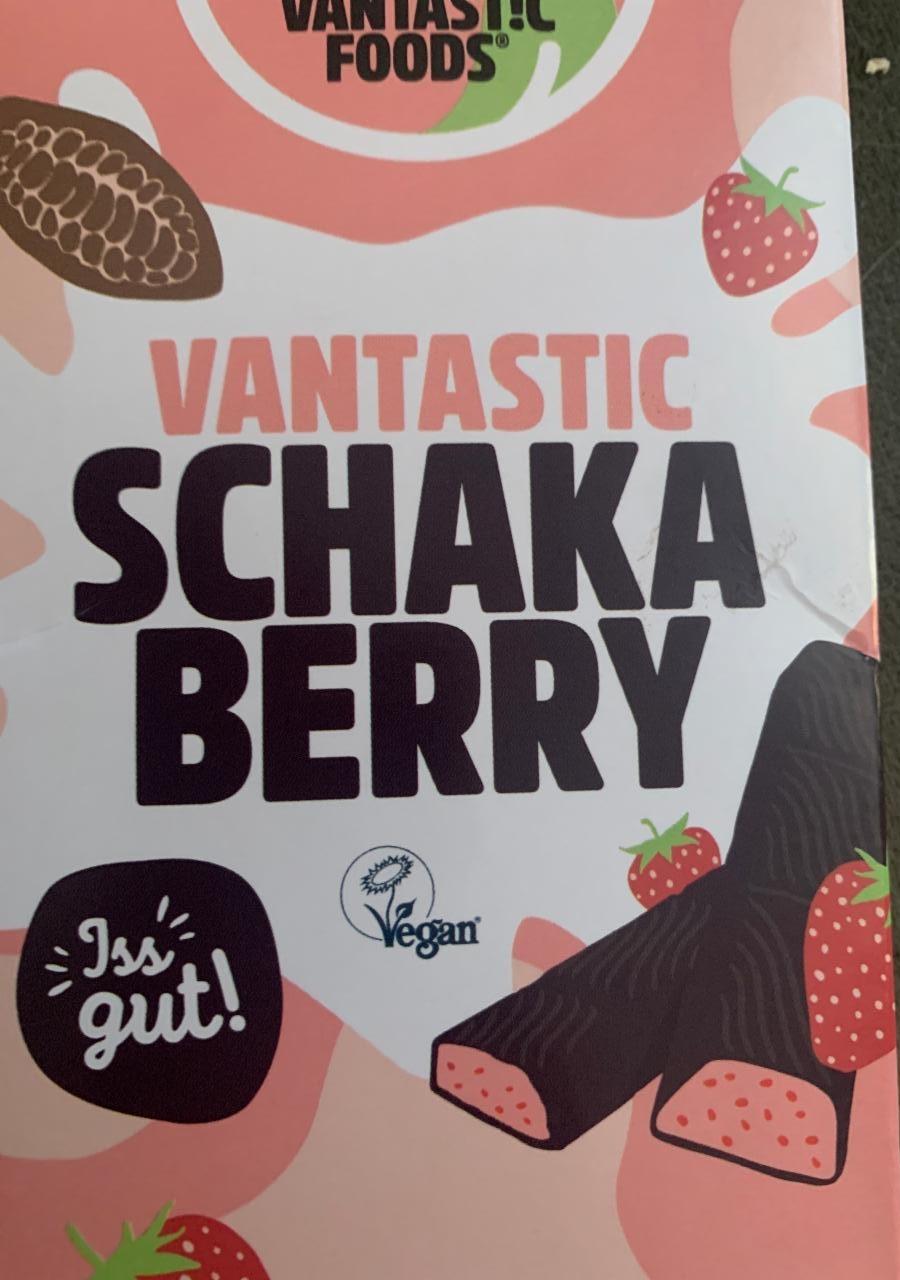 Фото - шоколад с клубничной начинкой VANTASTIC SCHAKA BERRY Vantastic Foods