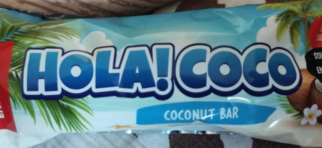 Фото - Батончик кокосовый coconut bar Hola!Coco Endorphin