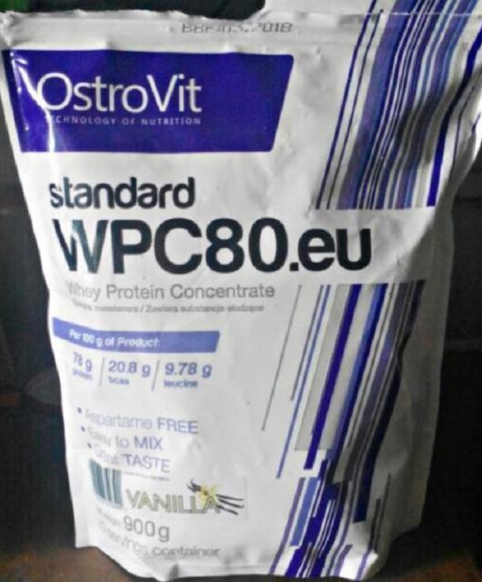 Фото - Протеин standart WPC80.eu, Ostrovit