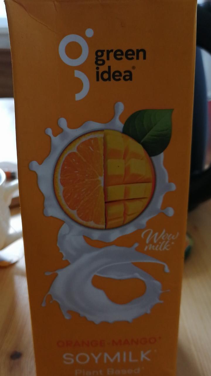 Фото - Напиток соевый апельсин манго orange mango Green idea