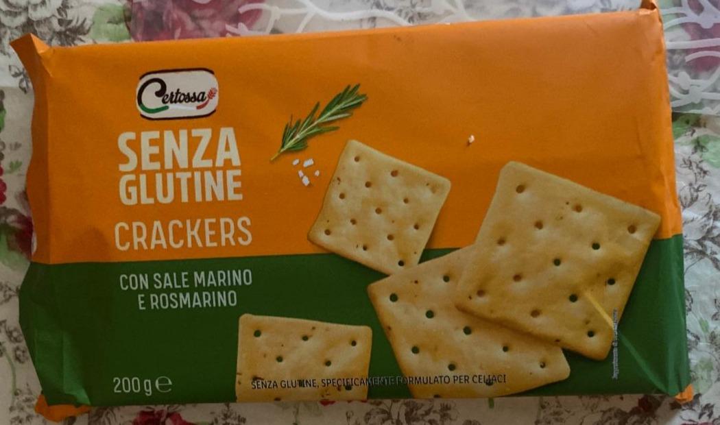 Фото - Crackers senza glutine con sale marino e rozmarino Certossa