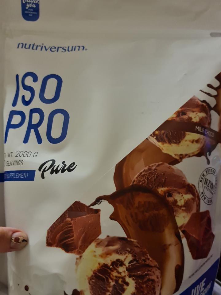 Фото - Протеин Pure Iso Pro Milk Chocolate Nutriversum