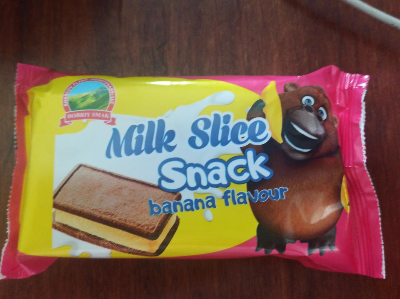 Фото - milk slice snack banana flavour Dobriy smak