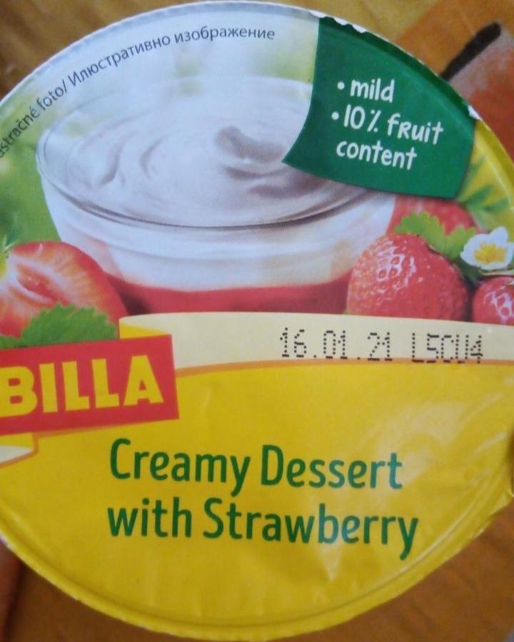 Фото - creamy dessert with Strawberry Billa