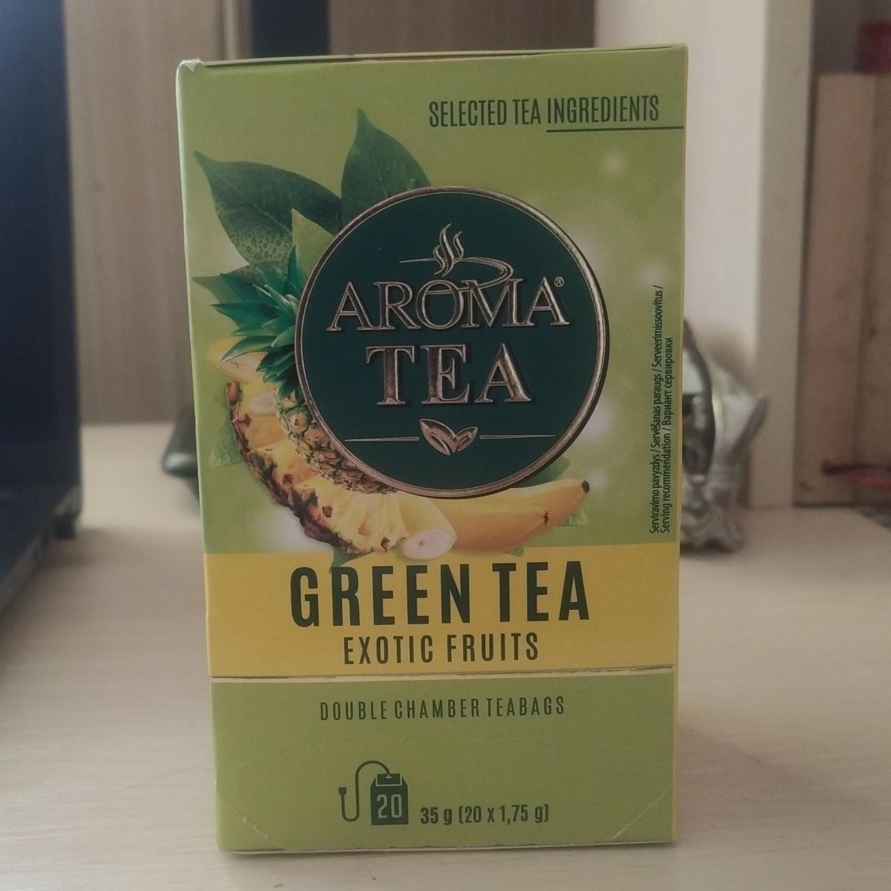 Фото - Чай зеленый ароматизированный Exotic Fruits Aroma Tea