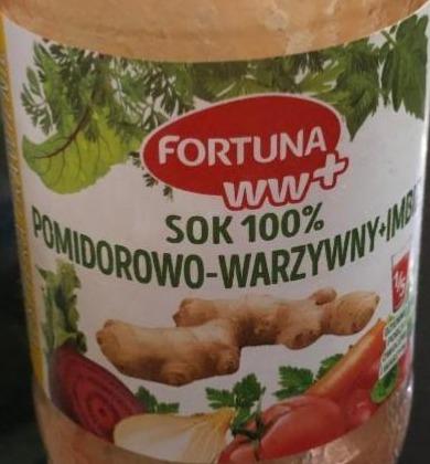 Фото - Сок томатно-овощной 100% Fortuna WW+
