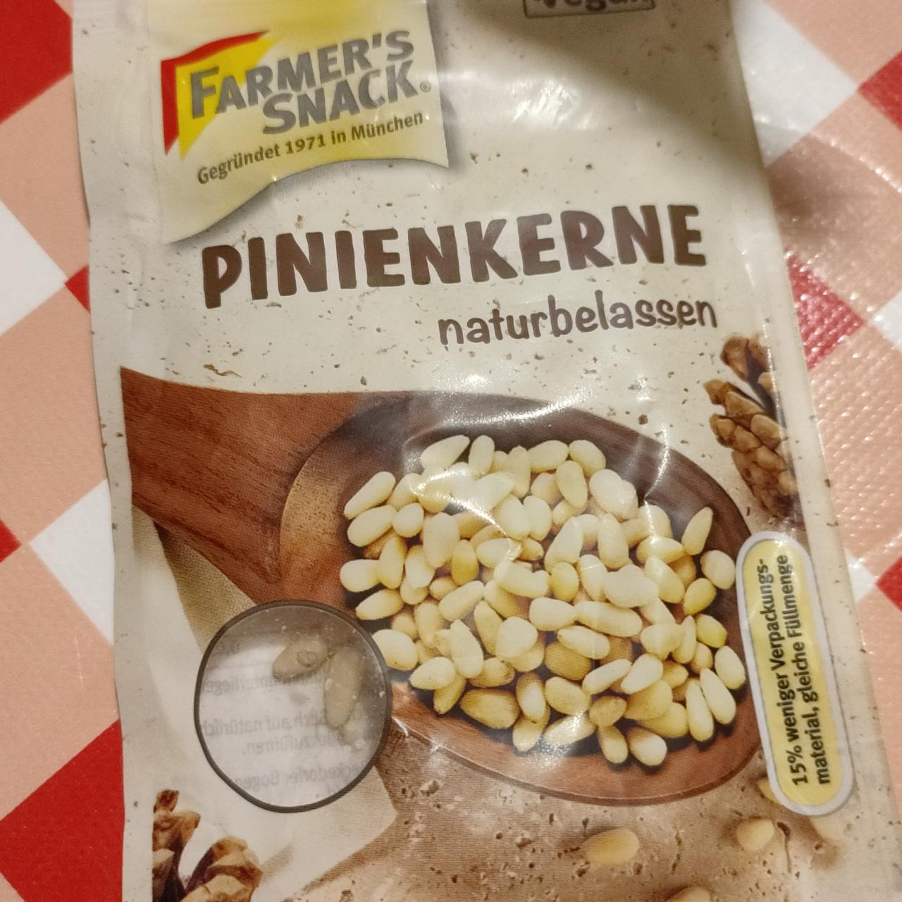 Фото - Орехи Кедровый экстра очищенный Pinienkerne Farmer's Snack