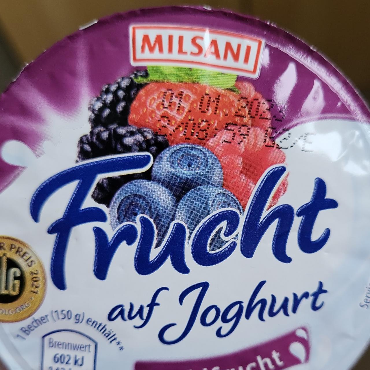 Фото - Йогурт Frucht auf Joghurt Waldfrucht Milsani