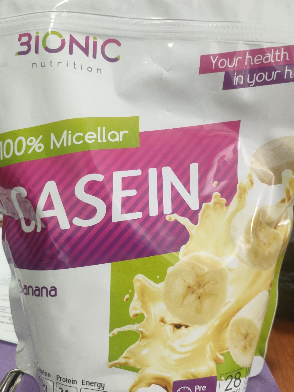 Фото - 100% мицеллярный казеин Micellar casein Bionic nutrition