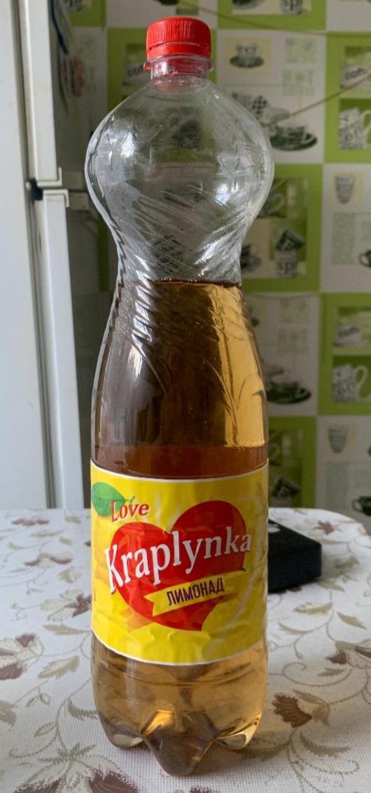 Фото - Напиток сильногазированный безалкогольный без сахара Лимонад Краплинка Kraplynka