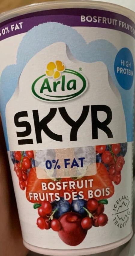 Фото - Skyr bosfruit fruits des bois Arla