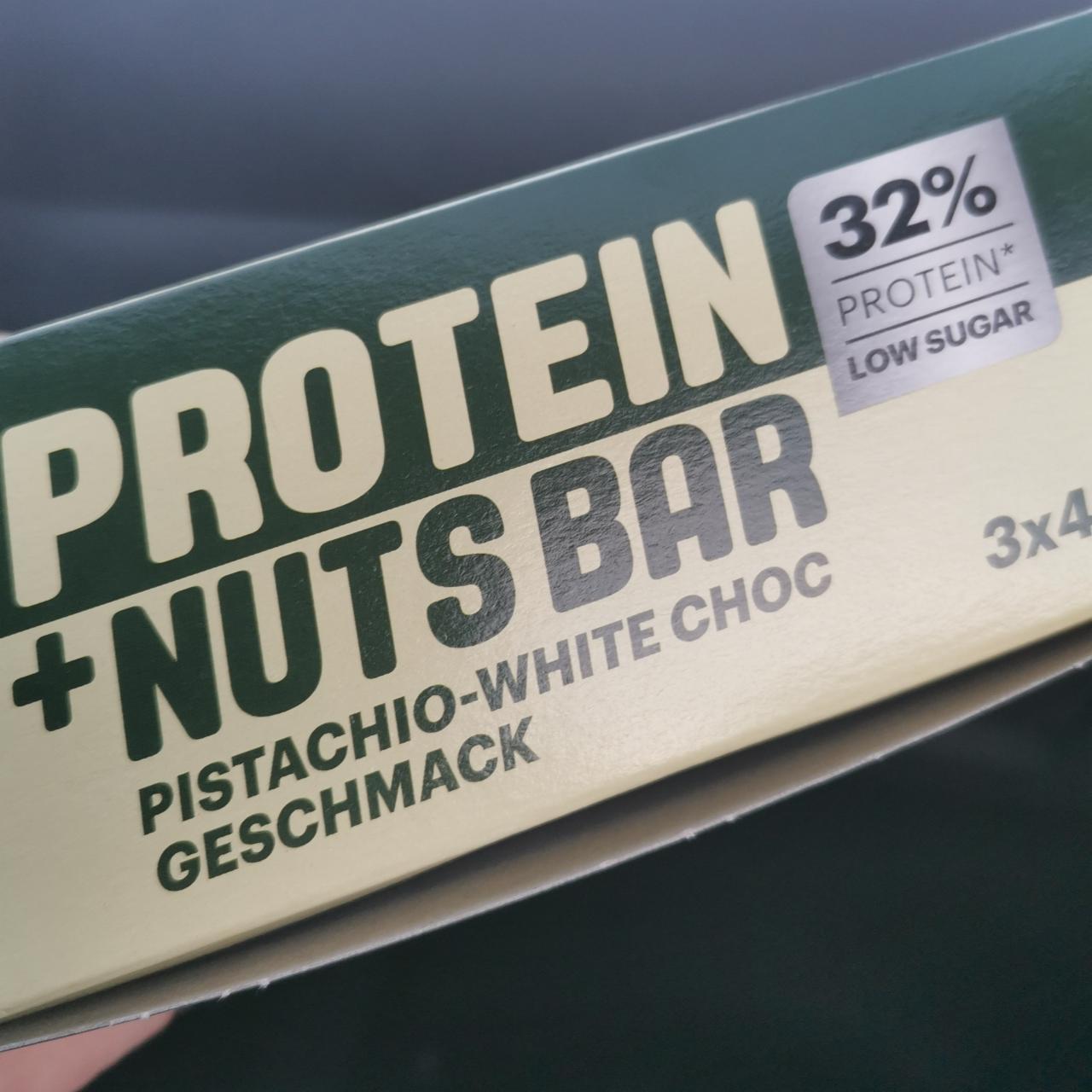 Фото - Protein+nuts bar Pistachio-white choc geschmack