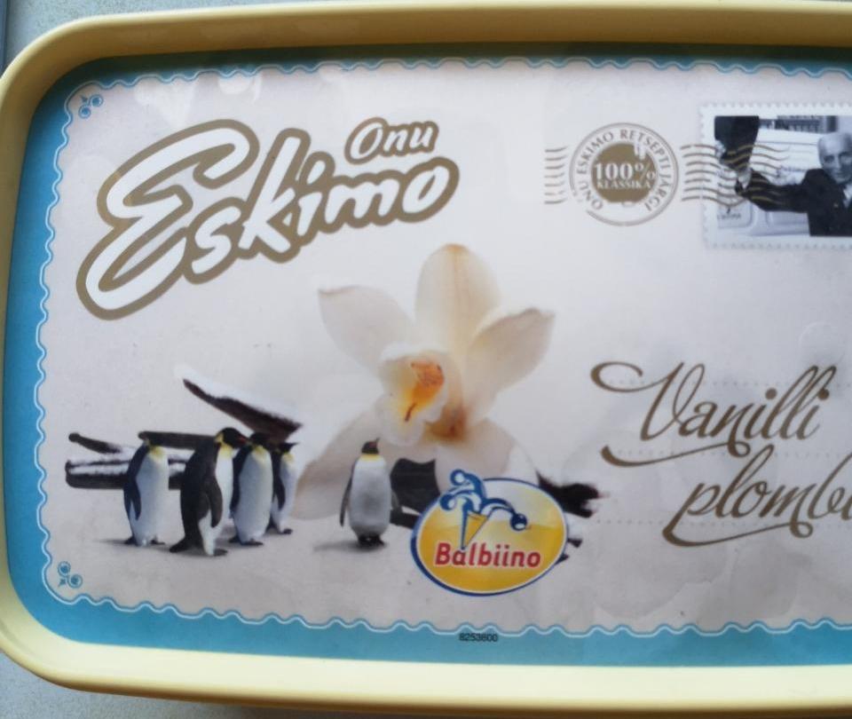 Фото - мороженое vanilli plombiir Onu Eskimo Balbiino