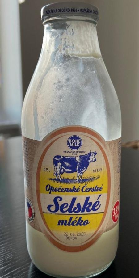 Фото - Selske mleko Opocenske Cerstve Bohemilk