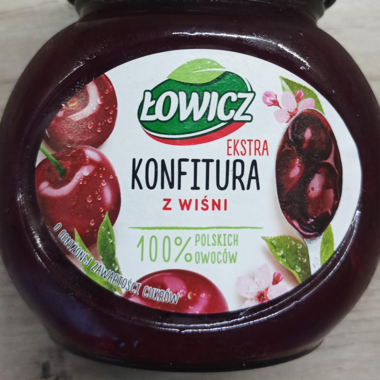 Фото - Варенье вишневое с низким содержанием сахара Konfitura Łowicz