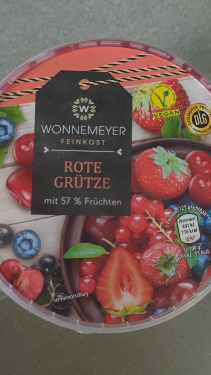 Фото - Rote Grütze mit 57% Früchten Wonnemeyer