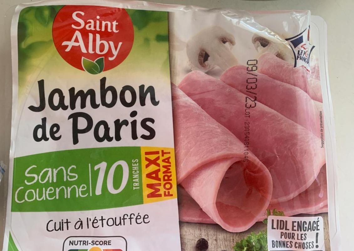 Фото - Jambon cuit de Paris decouenné dégraissé Saint Alby