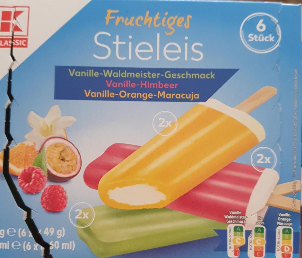 Фото - ванильное мороженое в фруктовой глазури ассорти K-Classic