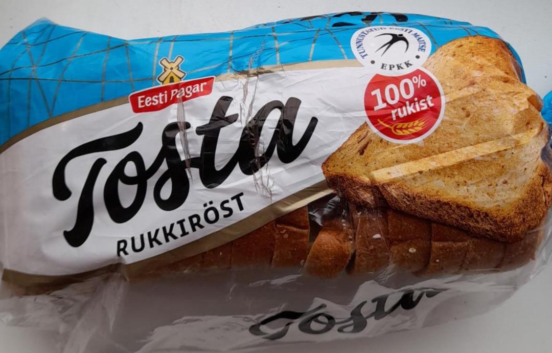 Фото - Тостовый хлеб ржаной Tosta Eesti Pagar