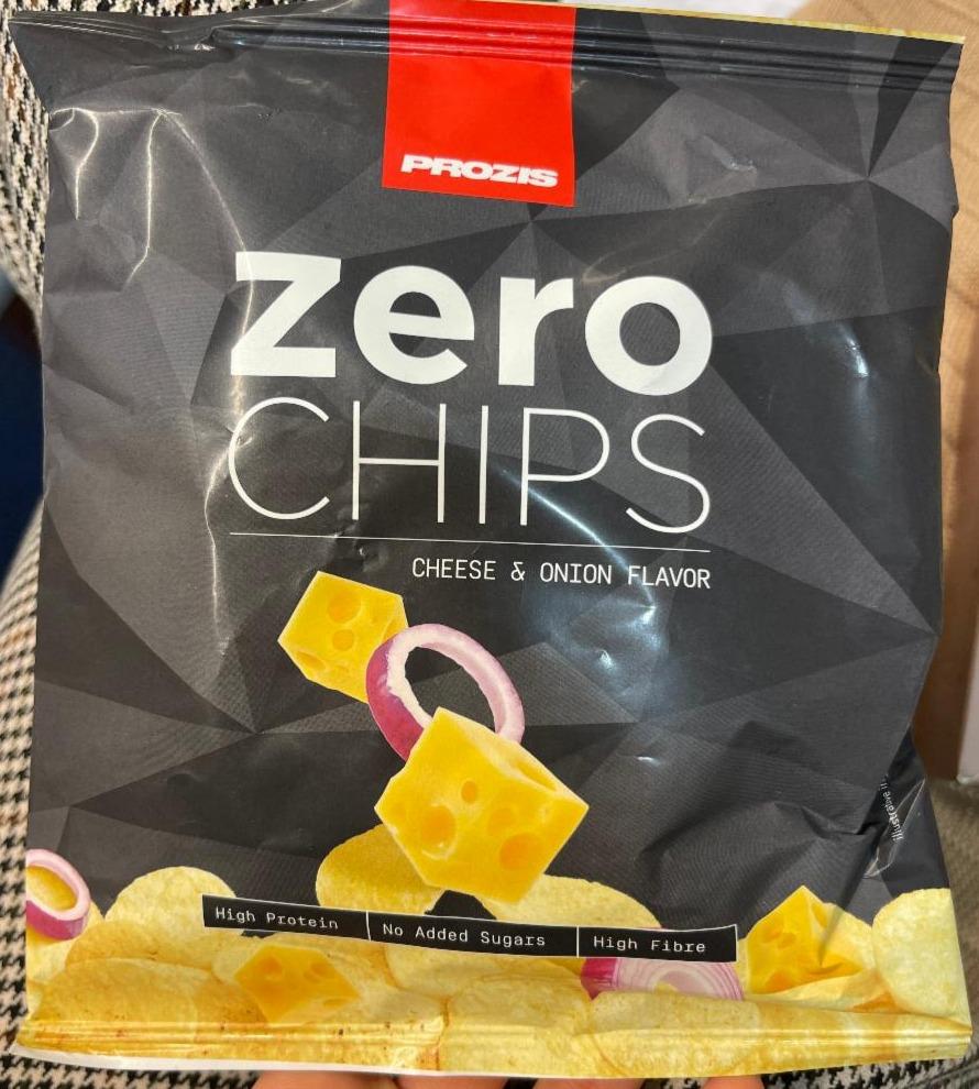 Фото - Zero chips cheese & onion Prozis