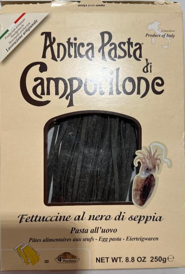 Фото - черная паста с чернилами каракатицы Antica Pasta diCampofilone
