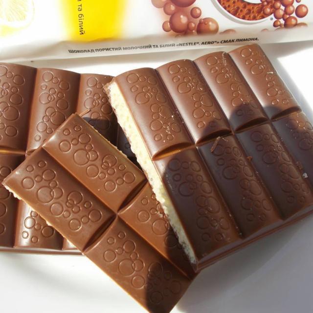 Фото - Aero шоколад со вкусом лимона