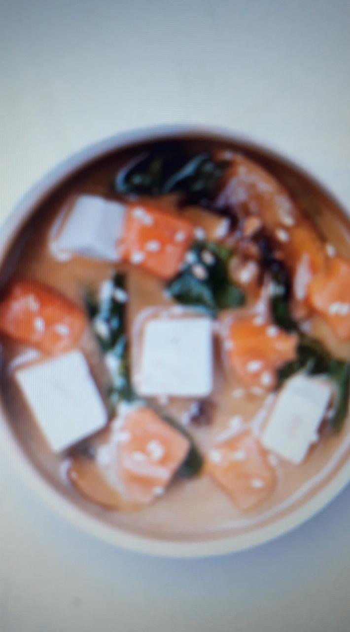 Фото - мисо суп с лососем Cуши весла