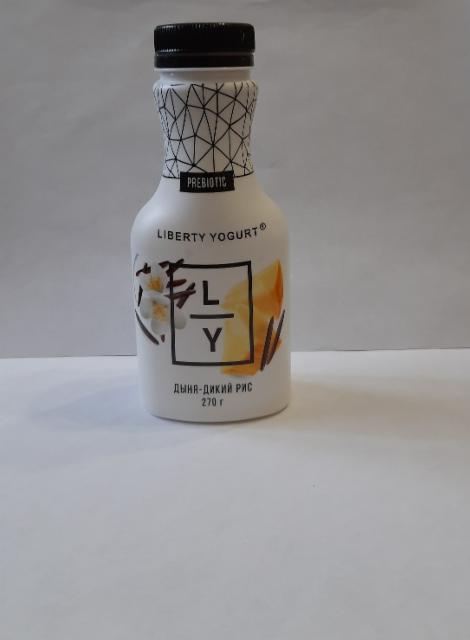 Фото - Йогурт питьевой дыня-дикий рис Liberty Yogurt