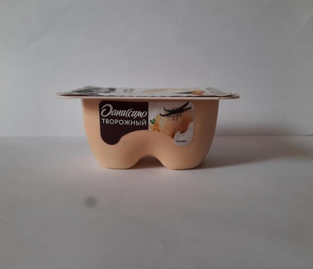 Фото - творожный продукт со вкусом ванильного мороженого и с маком Даниссимо