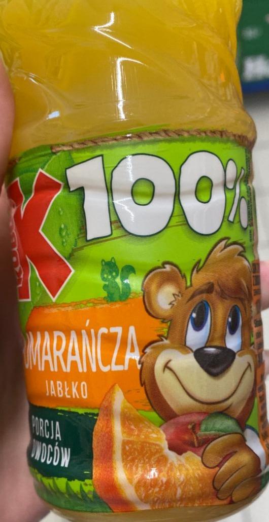 Фото - Сок 100% Orange with Apple Juice Kubuś