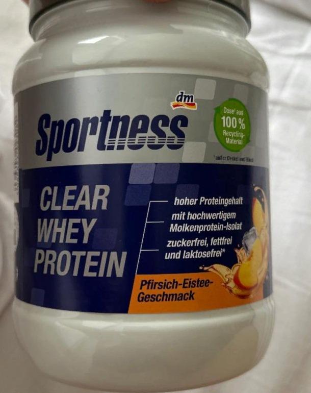 Фото - Clear Whey Protein Pfirsich-Eistee-Geschmack Sportness