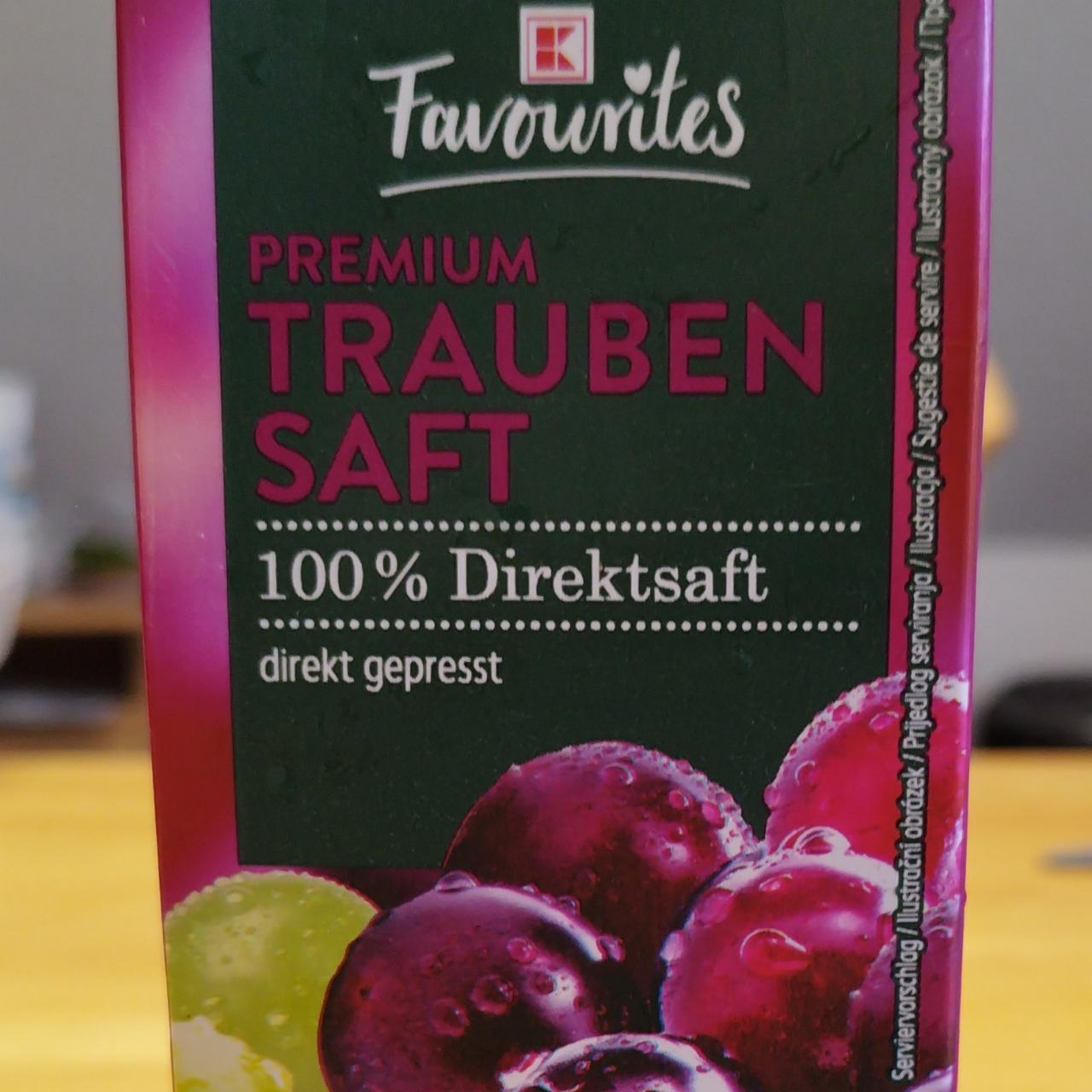 Фото - Сок виноградный 100% Trauben Saft K-Favourites