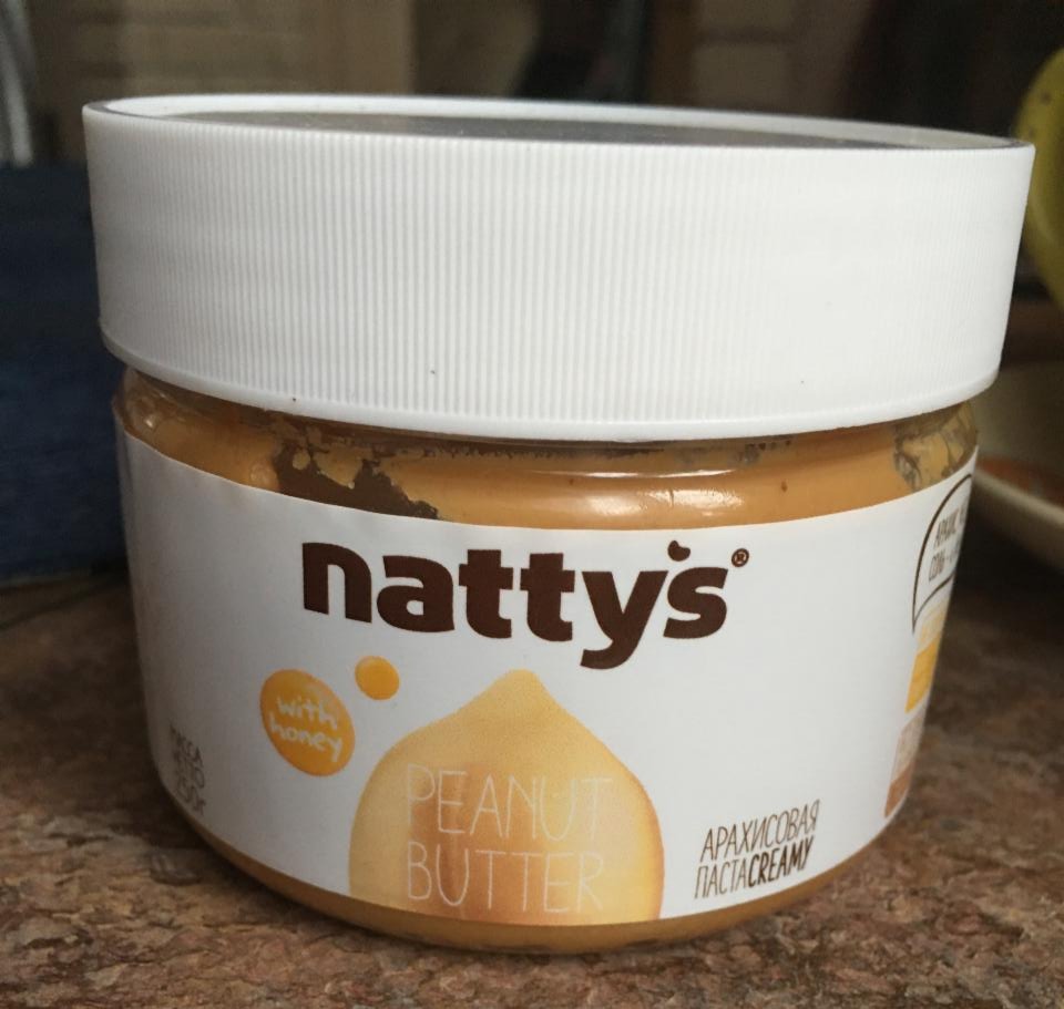 Фото - Паста арахисовая Creamy с мёдом Nattys