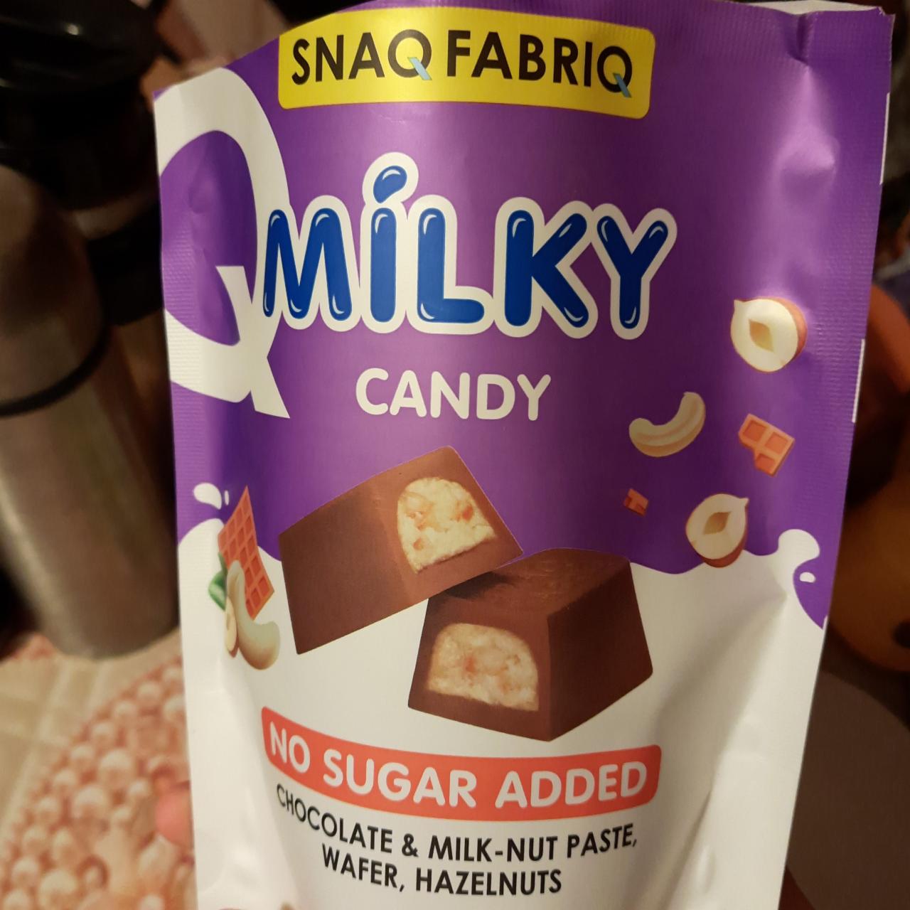 Фото - Молочный шоколад с молочно-ореховой начинкой milky candy Snaq fabriq