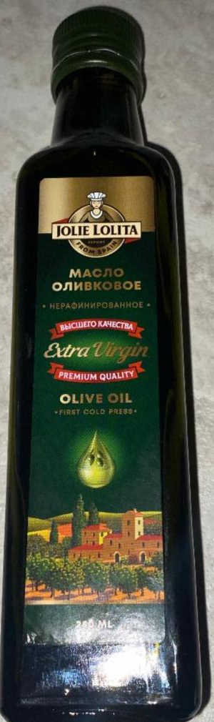 Фото - Масло оливковое нерафинированное EXTRA VIRGIN OLIVE OIL Jolie lolita