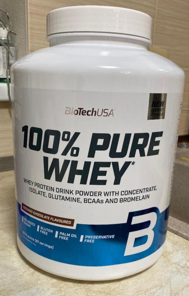 Фото - 100% pure whey protein coconut-chocolate flavoured BioTechUSA