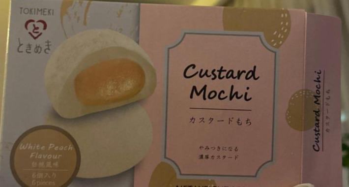 Фото - Custard mochi White peach Tokimeki