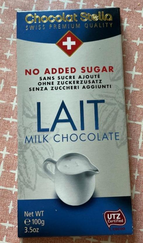 Фото - Шоколад молочный без сахара Milk Chocolate Lait Chocolat Stella